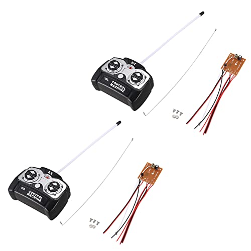 Abledance 2X 5Ch 27 MHz Fernbedienung Einheit Empfänger Platine + Fernbedienung für Rc Tank Auto Spielzeug Radio System von Abledance