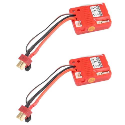 Abledance 2X GebüRsteter ESC-EmpfäNger für HBX 16889 16889A 16890 16890A SG 1601 SG 1602 SG1601 SG1602 RC Autoteile ZubehöR von Abledance