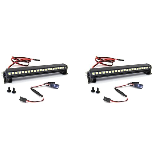 Abledance 2X LED Dachlampe Lichtleiste mit Konversionskabel für D12 C14 C24 C34 MN D90 MN99S RC Auto Upgrade Teile ZubehöR von Abledance