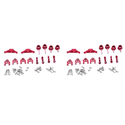 Abledance 2X Metall Voll Set Upgrade Teile für 1/28 P929 P939 K979 K989 K999 K969 Rc Auto Teile, Rot von Abledance