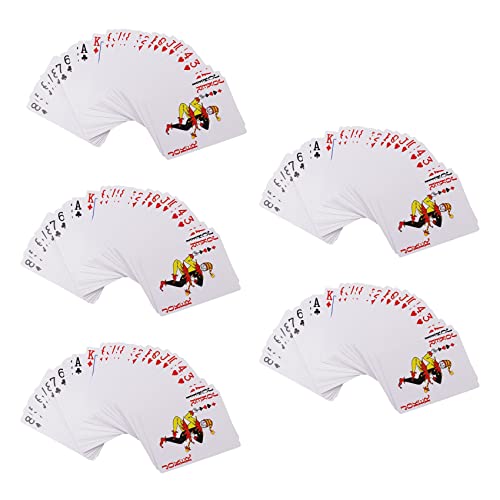 Abledance 5X Geheime Markierte Poker Karten Durchschauen Spiel Karten Magisches Spielzeug Poker Zauber Tricks von Abledance