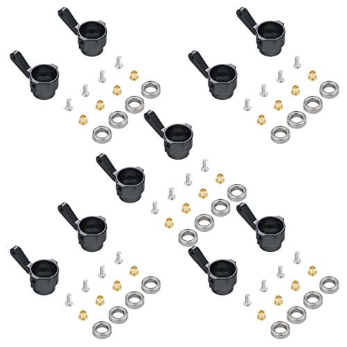 Abledance 5X Metalllenkbecher Turn Cup Kit für C14 C24 C34 C44 B14 B1 B16 B24 B36 MN D90 D91 MN99S RC Autoteile, Schwarz von Abledance