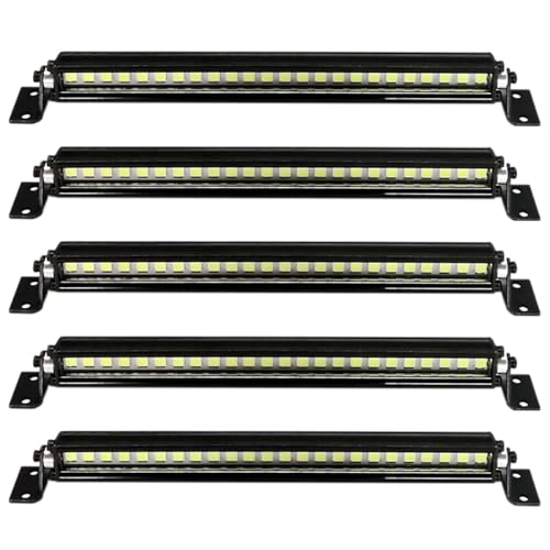 Abledance 5X RC Auto Dach Leuchte 24 LED Licht Leiste für 1/10 RC Crawler Axial SCX10 90046 90060 SCX24 JK Karosserie von Abledance