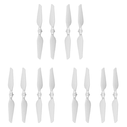 Abledance 6 Paare Schnellspanner Faltbarer Propeller für X8 SE 2022 & 2020 Kamera Drohne Propeller RC Quadcopter Teile, Weiß von Abledance