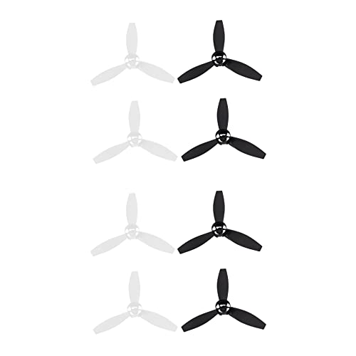 Abledance 8 Propeller Requisiten Ersatzteile Klingen für Papagei Bebop 2 Drone Schwarz Weiß von Abledance