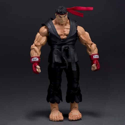 Abocede Black Ryu SStreet Fighter IV Joints Moveable The Final Challengers 2 Sets of Hands 7 inches / 18 cm von Abocede