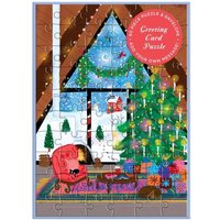 Joy Laforme Cozy Cabin Greeting Card Puzzle von Abrams & Chronicle Books