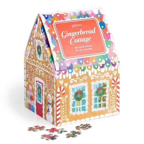 Joy Laforme Gingerbread Cottage. 500 Piece Puzzle in a House von Abrams & Chronicle Books