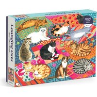 Lounging Cats. 1000 Piece Puzzle von Abrams & Chronicle Books