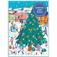 Merry & Bright Greeting Card Puzzle von Abrams & Chronicle Books