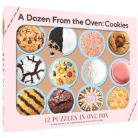 12 Puzzles in One Box: A Dozen from the Oven: Cookies von Abrams & Chronicle