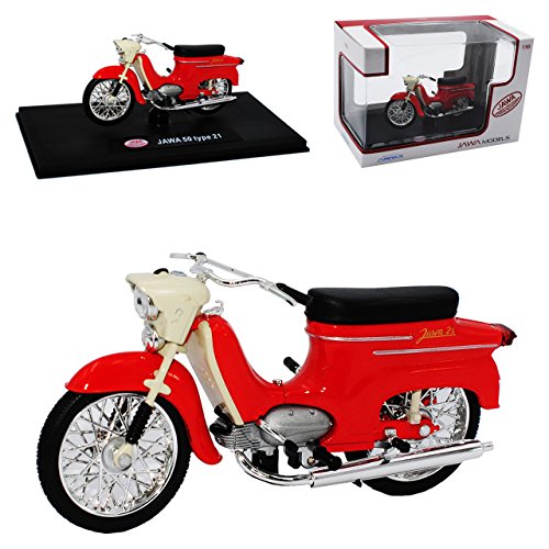 Abrex Jawa 50 Type 21 Rot 1/18 Modell Motorrad von Abrex