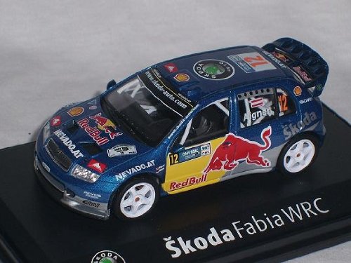 Abrex ?Koda Fabia WRC Rally Aigner Evo ii Red Bull 1/43 Modellauto Modell Auto von Abrex