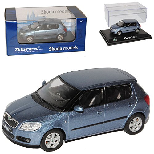 Abrex ?Koda Fabia ii 2 2007 5 TÜrer Satin Grau Grey Metallic 143ab008ce 1/43 Modellauto Modell Auto von Abrex