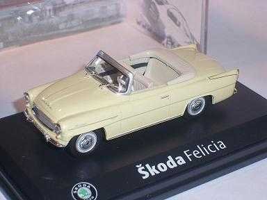 Abrex ?Koda Felicia Cabrio Light Ivory Taxi Weiss 143abs703ya 1/43 Modellauto Modell Auto von Abrex