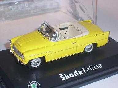 Abrex ?Koda Felicia Cabrio Yellow Gelb Banane 143abs703gb 1/43 Modellauto Modell Auto von Abrex