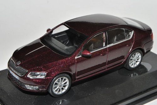 Abrex ?Koda Octavia III Limousine Rosso Brunello Rot Typ 5E Ab 2012 026JB 1/43 Modell Auto mit individiuellem Wunschkennzeichen von Abrex