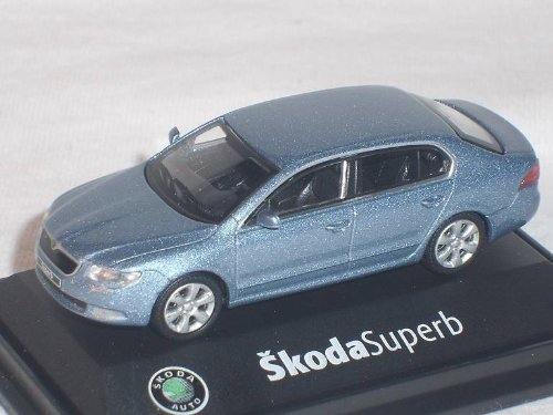 Abrex ?Koda Superb 2009 ii 2 Limousine 010ce Satin Grau Metallic 1/72 Modellauto Model Auto von Abrex