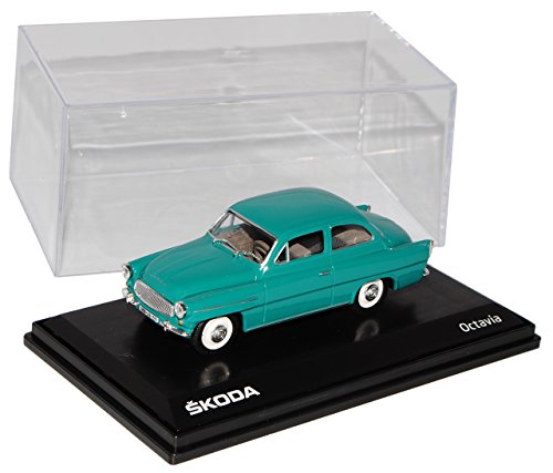 Abrex Skod. Octavia I 440 Coupe Blau Grün 1955-1971 143AB704LK 1/43 Modell Auto von Abrex