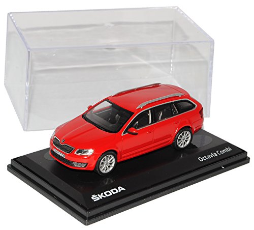 Abrex Skod. Octavia III Kombi Corrida Rot Typ 5E Ab 2012 027B 1/43 Modell Auto von Abrex