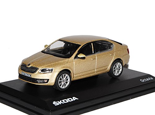 Abrex Skod. Octavia III Limousine Beige Champagner Metallic Typ 5E Ab 2012 026YO 1/43 Modell Auto von Abrex