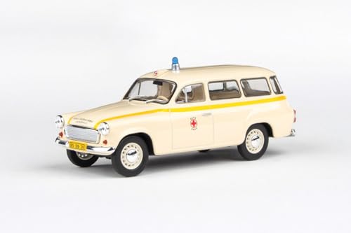 Abrex Skoda 1202 (1964) 1:43 Präzise gefertigte Replikate für Sammler – Realistische Details und hochwertige Verarbeitung für Ihre Modellauto-Sammlung Krankenwagen von Abrex