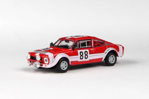 Abrex Skoda 200RS (1974) 1:43 Präzise gefertigte Replikate für Sammler – Realistische Details und hochwertige Verarbeitung für Ihre Modellauto-Sammlung Rallye Böhmerwald 1975#88 Horsák von Abrex