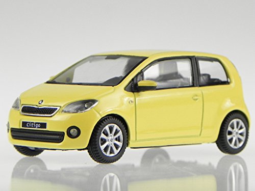 Skoda Citigo 3-Türer sunflower gelb Modellauto 143AB-021GR Abrex 1:43 von Abrex