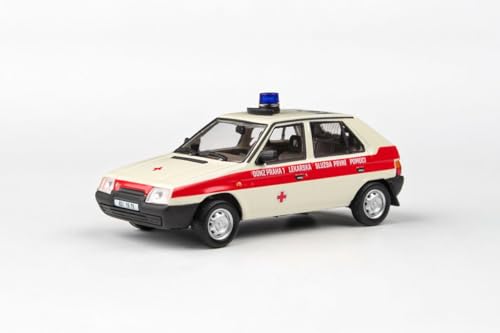 Abrex Skoda Favorit 136L (1988) 1:43 Präzise gefertigte Replikate für Sammler – Realistische Details und hochwertige Verarbeitung für Ihre Modellauto-Sammlung OÚNZ Prag 1 von Abrex