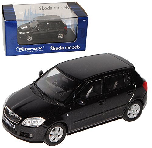 Abrex ?Koda Fabia ii 2 2007 5 TÜrer Schwarz Black Magic Uni 143ab008d 1/43 Modellauto Modell Auto von Abrex