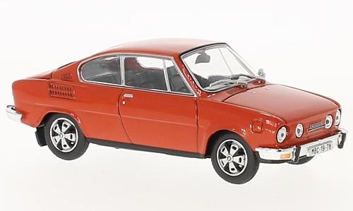 Skoda 110 R, rot, 1980, Modellauto, Fertigmodell, Abrex 1:43 von Abrex