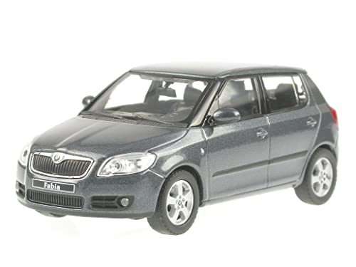 Skoda Fabia 2 anthrazitgrau Modellauto Abrex 1:43 von Abrex