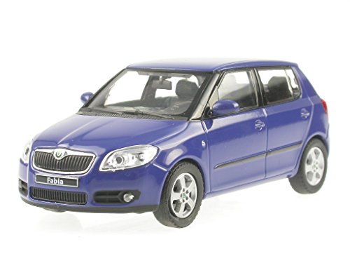 Skoda Fabia 2 dynamicblue Modellauto Abrex 1:43 von Abrex