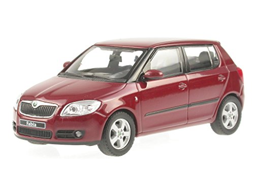 Skoda Fabia 2 flamencorot Modellauto Abrex 1:43 von Abrex