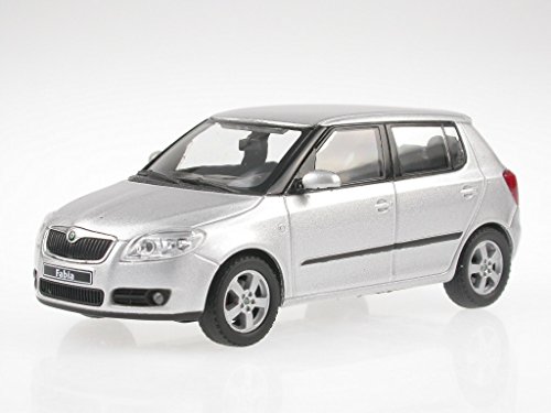 Skoda Fabia 2 silber Modellauto Abrex 1:43 von Abrex