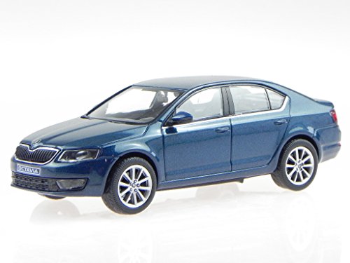 Skoda Octavia 3 2013 lava blau Modellauto 143AB-026KJ Abrex 1:43 von Abrex