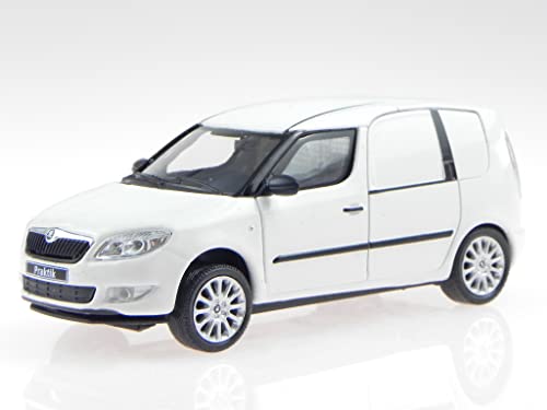 Skoda Praktik weiss candy white Modellauto 143AB-006E Abrex 1:43 von Abrex