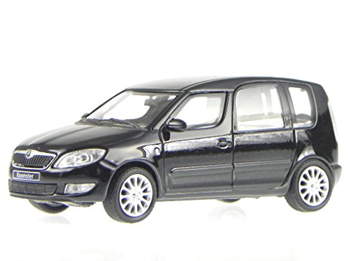 Skoda Roomster Facelift 2010 schwarz Modellauto 143AB-018D Abrex 1:43 von Abrex