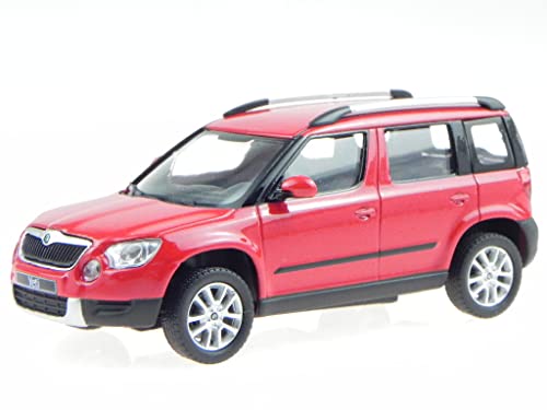 Skoda Yeti corrida rot Modellauto 143AB-014B Abrex 1:43 von Abrex