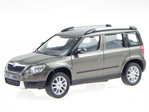 Skoda Yeti matto braun Modellauto 143AB-014YI Abrex 1:43 von Abrex