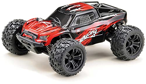 Absima Truck Racing Schwarz/Rot 1:14 RC Modellauto Elektro Monstertruck Allradantrieb (4WD) RTR 2,4 GHz von Absima