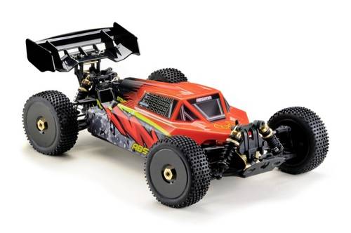 Absima STOKE V2 Orange, Schwarz Brushless 1:8 RC Modellauto Elektro Buggy Allradantrieb (4WD) RtR 2, von Absima