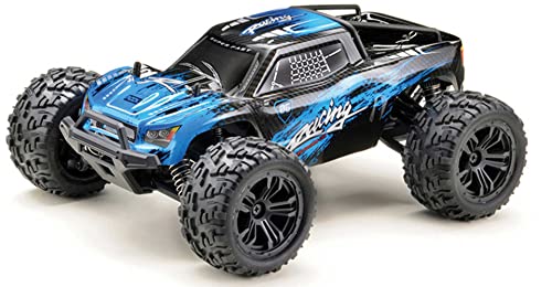 Absima 14004 Truck Racing Schwarz/Blau RC Modellauto Elektro Monstertruck Allradantrieb (4WD) RTR 2,4, Maßstab 1:14 von Absima