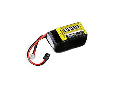 Absima 4110006 4110006-Absima Car/RC Auto LiPo Empfänger Hump Akku-Pack 2S 7.4V 2500 SC (Uni-Plug), Mehrfarbig von Absima