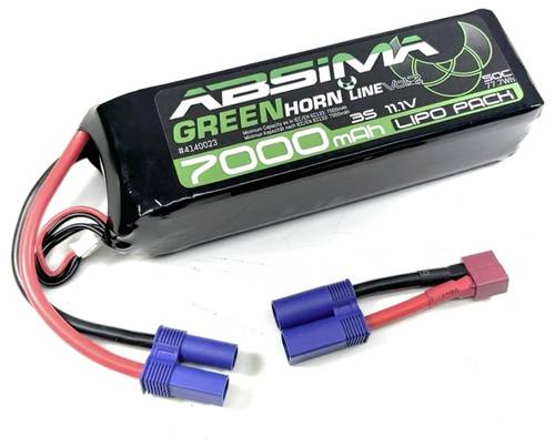 Absima Modellbau-Akkupack (LiPo) 11.1V 7000 mAh Zellen-Zahl: 3 50 C Stick EC5 Stecker von Absima