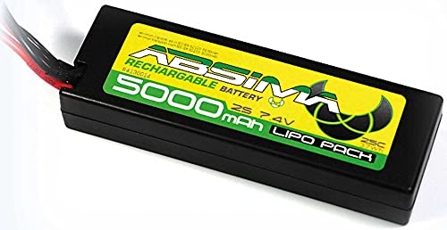 Absima Modellbau-Akkupack (LiPo) 7.4 V 5000 mAh 25 C Box Hardcase Tamiya-Stecker von Absima