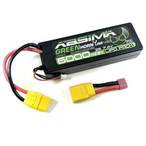 Absima Modellbau-Akkupack (LiPo) 7.4 V 6000 mAh Zellen-Zahl: 2 50 C Stick XT90 von Absima