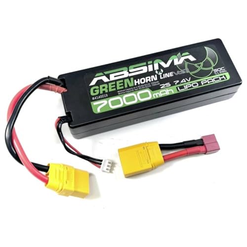 Absima Modellbau-Akkupack (LiPo) 7.4 V 7000 mAh Zellen-Zahl: 2 50 C Stick XT90 von Absima