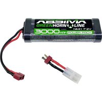 Absima Modellbau-Akkupack (NiMh) 7.2 V 3000 mAh Zellen-Zahl: 6 Hardcase T-Buchse, Tamiya-Buchse von Absima