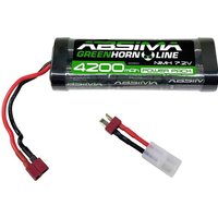 Absima Modellbau-Akkupack (NiMh) 7.2 V 4200 mAh Zellen-Zahl: 6 Hardcase T-Buchse, Tamiya-Buchse von Absima